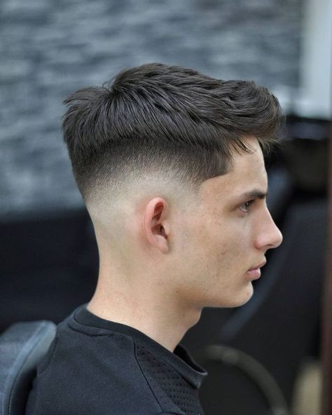 Faux Hawk Haircut, Hawk Haircut, Taper Fade Short Hair, Haircut Designs For Men, Stylish Mens Haircuts, Haircut Design, Hair Styles Ideas, Elegant Ponytail, Faded Hair