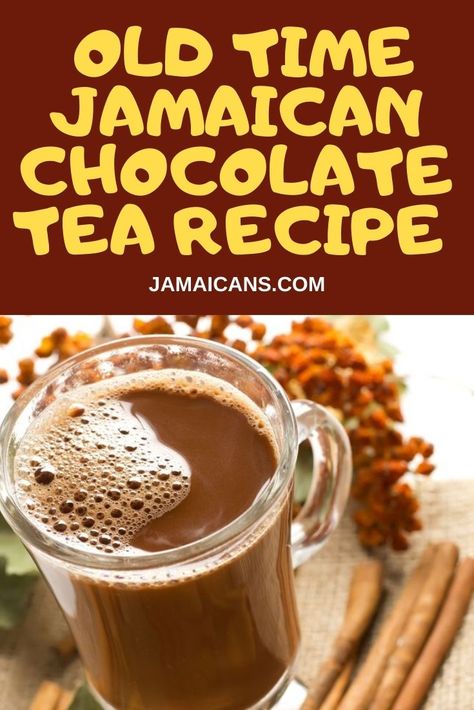 Jamaican Oats Porridge Recipe, Chocolate Tea Recipe, Jamaican Patois, Sweet Tea Recipes, Jamaica Food, Jamaican Cuisine, Jamaican Dishes, America Food, Caribbean Cuisine