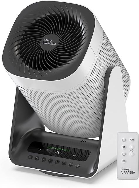 The Coway Airmega Aim is a HEPA filter air purifier and an oscillating fan all in one. This Coway air purifier has incredible value and performance. Air Purifier Accessories, Hepa Filter Air Purifier, Airstream Interior, Home Air Purifier, Hepa Air Purifier, Smart Home Technology, Large Appliances, Hepa Filter, New Launch