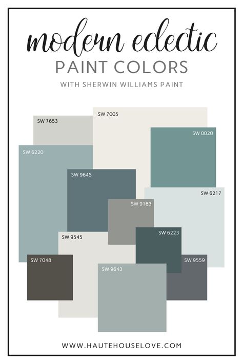 Complimentary Paint Colors, Modern House Colors, Laundry Room Paint Color, Home Wall Colour, Modern Eclectic Home, Modern Paint Colors, Office Paint Colors, Haute House, House Paint Interior