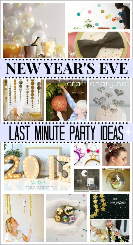 DIY New Years Eve Ideas and $75 GIVEAWAY - Craftionary. There are some REALLY CUTE THINGS IN THIS BLOG AND THE SITE Diy New Years Eve Decorations, New Years Eve Ideas, How To Make Pinata, New Year's Eve Crafts, Nye Decorations, New Years Eve Day, New Year Eve, Party Projects, New Year's Eve Celebrations