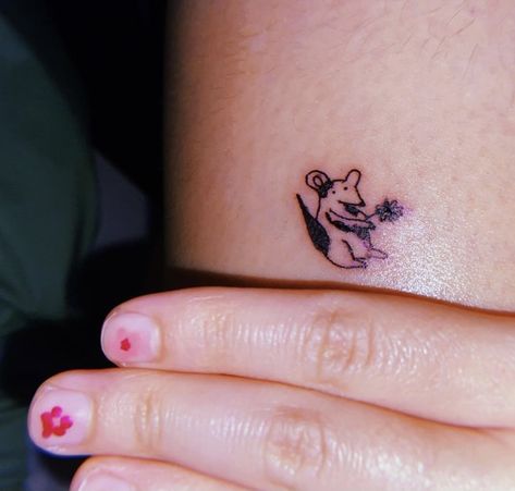 #rattattoo #tinytattoo #tattoo Rat Paw Tattoo, Rat Paw Print Tattoo, Tiny Rat Tattoo, Rat Tattoo, Paw Tattoo, Ink Ideas, Tiny Tattoos, Print Tattoos, Paw Print Tattoo