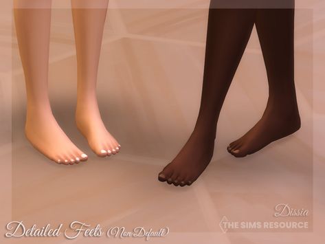 The Sims Resource - Detailed Feets (Non Default) Sims 4 Cc Feet Presets, Sims 4 Cc Feet Default, Square Cartoon, Sims 4 Nails, Moon Accessories, Sims 4 Cc Download, Cc Shoes, Sims 4 Game Mods, Tumblr Sims 4