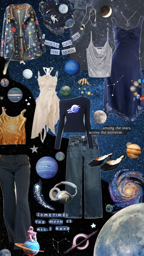 Aquarius Fashion Style, Aquarius Aesthetic, Aquarius Rising, Venus Fashion, Space Girl, Cosplay Characters, Star Girl, Color Pallets, Outfits Aesthetic