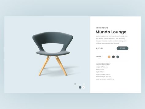 Single Product Page Design, Product Details Page Ui, Product Detail Page Design, Ecommerce Website Layout, Detail Page Design, Product Page Design, Furniture Graphic, Unique Website Design, Furniture Design Chair