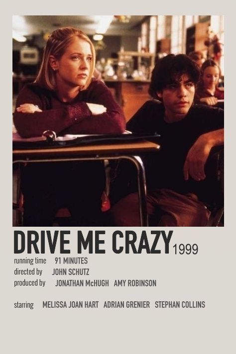 Old Films To Watch, Drive Me Crazy Movie, Crazy Movie, Movie Recs, Freetime Activities, Indie Movie Posters, Film Recommendations, Movies To Watch Teenagers, Movie Recommendations