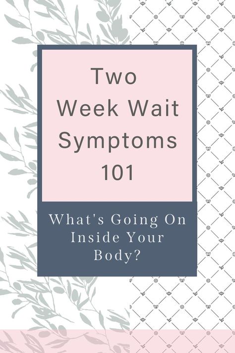 After conception occurs, there’s a lot going on inside your body. But, what kind of two week wait symptoms can you expect? #twoweekwait #tww #ttc #tryingtoconceive #twoweekwaitsymptoms Two Week Wait Symptoms, Two Week Wait Affirmations, 2 Week Wait Ttc, Tww Symptoms, Implantation Symptoms, Bbt Chart, Two Week Wait, Preconception Planning, 2 Week Wait