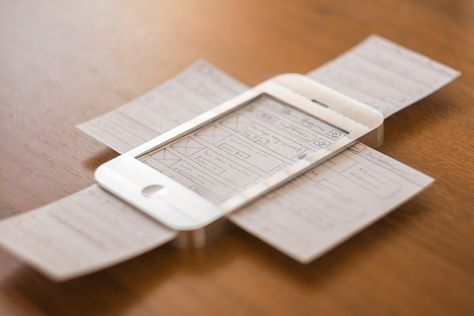 Paper prototype for mobile Apps and websites #Inspiration #Tool Paper Prototype, Ux Wireframe, Web And App Design, To Do App, Prototyping Tools, Websites Inspiration, Prototype Design, Design Café, Mobile Interface