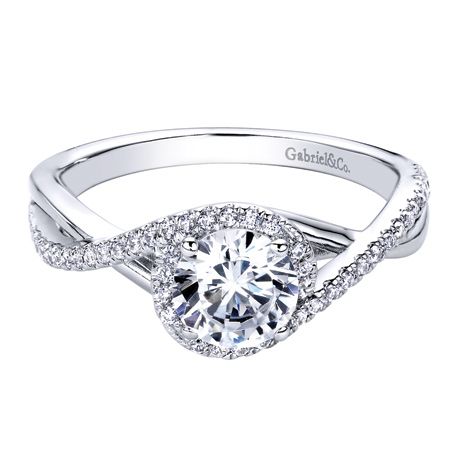 Thinking about this one! Cross Engagement Ring, Criss Cross Engagement Ring, Round Diamond Engagement Rings Halo, Vintage Halo, Engagement Rings Twisted, Contemporary Engagement Rings, White Gold Diamond Engagement Ring, Natural Diamond Engagement Ring, Beautiful Engagement Rings