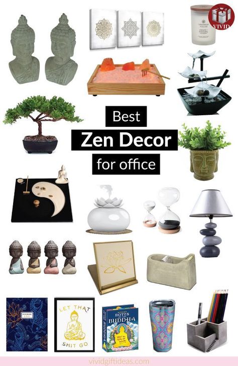 Best Zen Office Decor Ideas #zen #peaceful #serene #calmness Office Decor Calming, Zen Work Office, Calming Office Decor, Zen Office Space, Zen Home Office, Zen Office Decor, Zen Desk, Zen Office, Zen Home