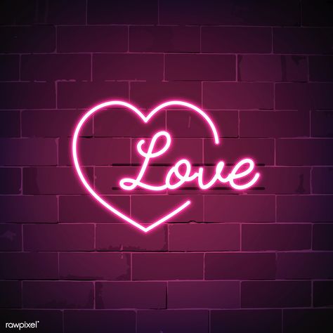 Love is all around neon sign vector | free image by rawpixel.com / NingZk V. Neon Pumps, Neon Rouge, Neon Light Wallpaper, Neon Signs Quotes, Neon Quotes, Neon Sign Art, Neon Words, Wall Paper Phone, Love Neon Sign