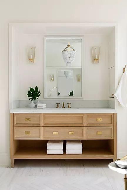 2024 Bathroom Trends and Design Ideas for Master Bathrooms and Small Baths – jane at home Coastal Bathroom Design, 2024 Bathroom, Beautiful Bathroom Designs, Timeless Bathroom, Bathroom Design Trends, Remodel Inspiration, Bathroom Trends, Elegant Bathroom, Beautiful Living Rooms