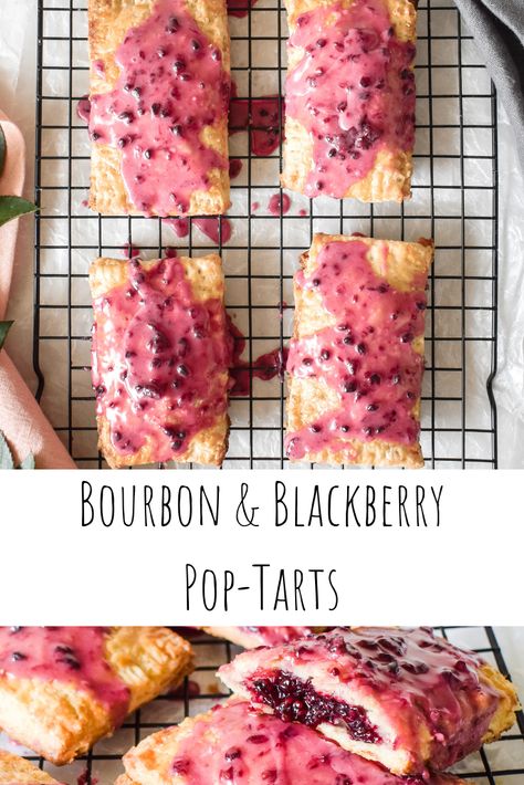 Bread Stand, Homemade Pop Tarts Recipe, Homemade Bourbon, Puff Pastry Recipes Dessert, Homemade Pop Tarts, Poptart Recipe, Pop Tart, Blackberry Jam, Hand Pies