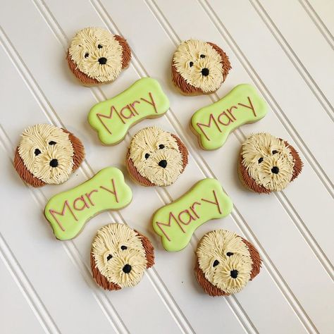 Goldendoodle Art, Golden Doodle, Dog Cookies, Doodle Dog, Goldendoodle, Clay Art, Gingerbread Cookies, Sugar Cookies, Gingerbread