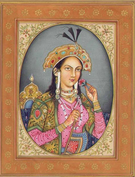 When the princess Arjumand Banu Begum met the future Mughal Emperor Prince Khurram, it was a rare case of royal love at first sight. Tac Mahal, Mumtaz Mahal, Indian Pink, Mughal Paintings, Mughal Empire, Ancient India, World Music, Grace Kelly, Ancient Civilizations