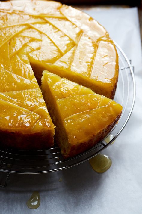 Pineapple Upside Down Cake | apt 2b baking co Pineapple Upside Down Cake Fresh Pineapple, Fresh Pineapple Upside Down Cake Recipe, Fresh Pineapple Upside Down Cake, Fresh Pineapple Cake, Craving Carbs, Brownie Pie, Seasonal Desserts, Fresh Pineapple, Pineapple Upside