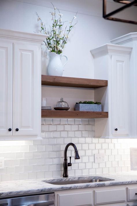 Decor Over Kitchen Sink No Window, Wine Rack Above Kitchen Sink, Above The Sink Ideas, Kitchen Shelves Around Window, Open Shelf Above Sink, Shelves In Kitchen Above Sink, Shelving Over Kitchen Sink, Kitchen Shelving Ideas Above Sink, Kitchen With Shelves Above Sink