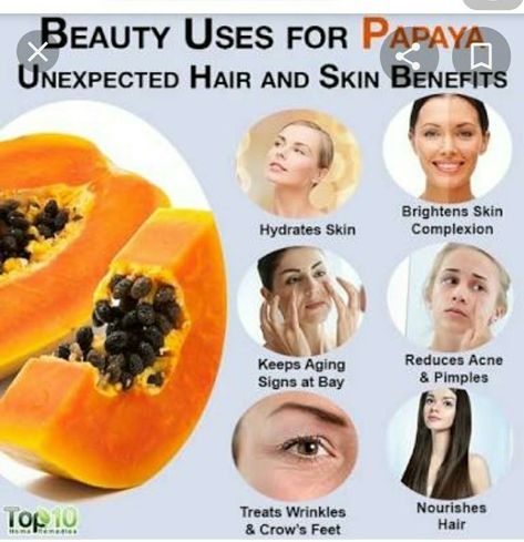 Papaya For Skin, Benefits Of Papaya, Papaya Benefits, Holistic Skincare, Skin Recipes, Beauty Skin Quotes, Top 10 Home Remedies, Fruit Health Benefits, Healthy Remedies