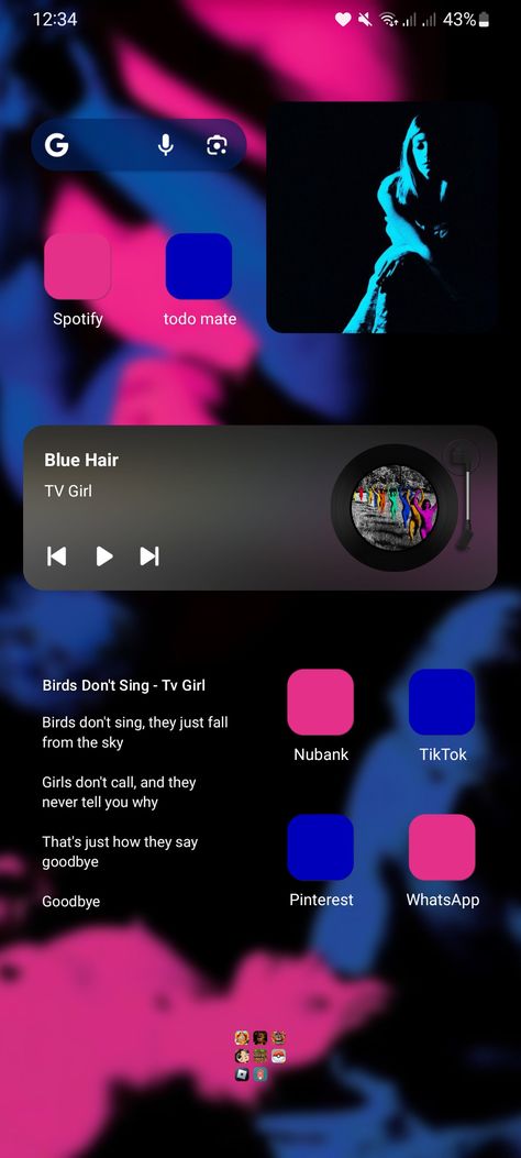 Tv Girl Phone Theme, Tv Girl, Falling From The Sky, Phone Theme, Iphone App Design, Song Artists, Tv Girls, Iphone App, Theme Ideas