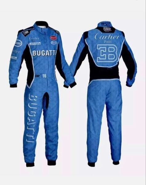 Bugatti F1 Concept, F1 Uniform Design, F1 Suit Design, Race Car Suit, Bugatti F1, F1 Jersey, F1 Suit, Ski Racing Suit, Race Suit