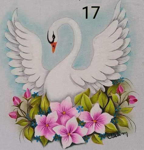 Swan Rangoli Designs, Fabric Paint Designs Creative, Swan Rangoli, Swans Painting, Painting On Small Canvas, Swan Drawing, Beginners Acrylic Painting, Painting On Canvas For Beginners, Line Tattoo Ideas