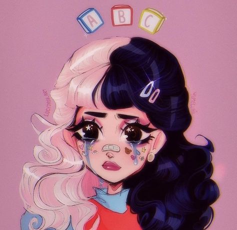 Melanie Martinez Fan Art, Melanie Martinez Videos, Melanie Martinez Art, Melanie Martinez Anime, Cry Baby Album, Alphabet Boy, Mealine Martinez, Melanie Martinez Drawings, Melanie Martinez Photography