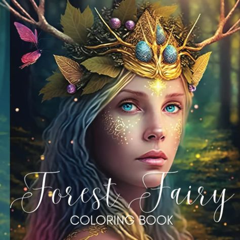 Amazon.com: Forest Fairy Coloring Book: A Collection of Fantasy Adult Coloring Pages with Fantastic Fairyland Beauties - Beautiful Midnight Fairies Scenes, ... Art Lovers (Fantasy Fairy Books For Women): 9781989120842: Books, MJ, For Women, The Coloring Book: Books Fairy Books, Women Books, Fairy Coloring Book, Books For Women, Night Background, Fairy Coloring, Scene Art, Fairy Book, Grayscale Coloring