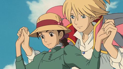 Mobile and Desktop Wallpaper HD قلعة هاول المتحركة, 하울의 움직이는 성, Personajes Studio Ghibli, Howl And Sophie, Studio Ghibli Characters, Ghibli Artwork, Howl's Moving Castle, Studio Ghibli Movies, Japon Illustration