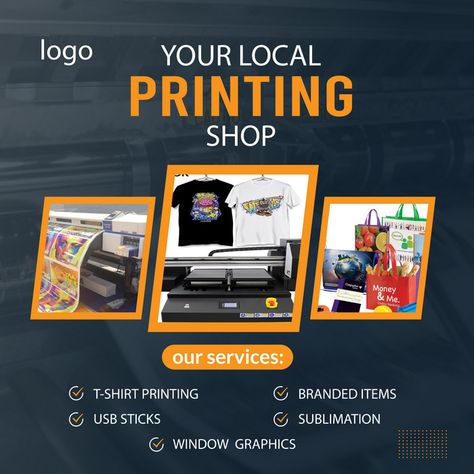 Printing Shop Poster Design Template#pikbest# Print Flyer Design, Printing Press Design, Shop Poster Design, Outdoor Advertising Design, Summer Sale Poster, Tshirt Printing Business, Health And Safety Poster, Safety Poster, Nice Designs