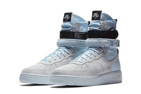 Nike SF-AF1 Blue Tint Grey Black | HYPEBEAST Cyberpunk Shoes, Nike Sf Air Force 1, Nike Sf Af1, Nike Sf, Mode Costume, Air Force 1 High, Hype Shoes, Sneakers Men Fashion, Nike Air Force 1