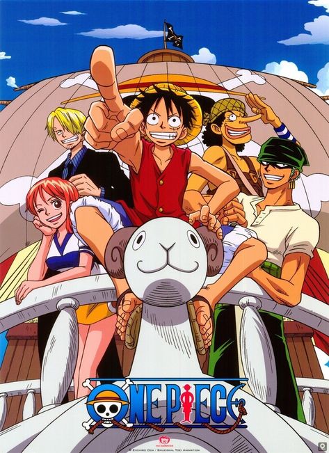 Day 23 - Favorite anime series: One Piece One Piece, Anime, Blue