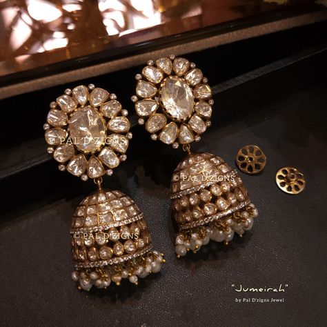 Polki Gold Earrings, Uncut Diamond Jhumkas, Uncut Buttalu Gold, Polki Buttalu, Gold Earrings Indian Jhumkas, Polki Jhumki Earrings, Polki Earrings Jhumkas, Polki Jhumkas, Diamond Polki Earrings