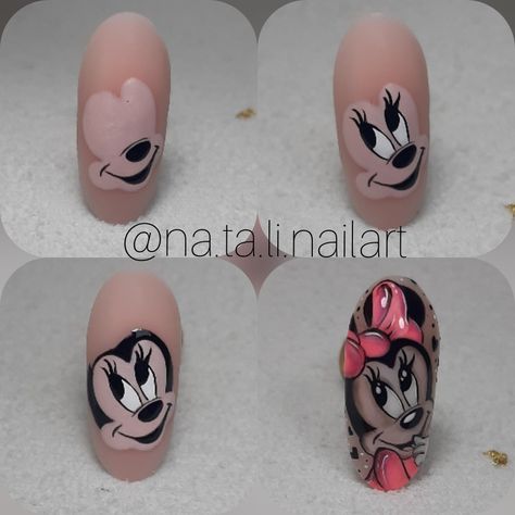 Mikey Mouse Nails Art, Mouse Nails, Mickey Mouse Nails, Minnie Mouse Nails, Cartoon Nails, Valentine Nails, Nails Design With Rhinestones, Apple Filling, Disney Nails