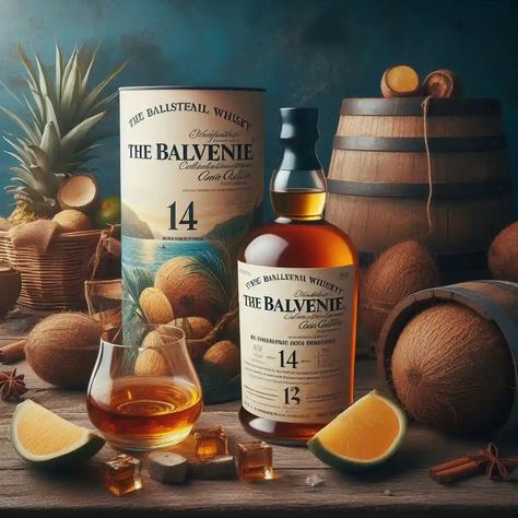 The Balvenie 14 Caribbean Cask Whisky Review: Taste of the Tropics Check more at https://refreshmentideas.com/the-balvenie-14-caribbean-cask-whisky-review/ The Balvenie, Scotch Whisky, Single Malt, The Caribbean, Sun Kissed, Tequila