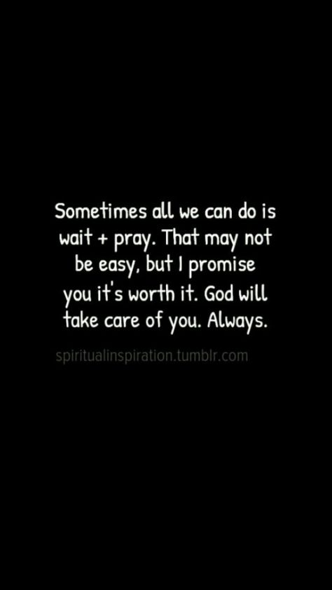 God will take care of you. Always. Arts Education Quotes, Inspirational Sayings, Faith Prayer, Love The Lord, Religious Quotes, Education Quotes, Faith In God, Please Wait, Words Of Encouragement