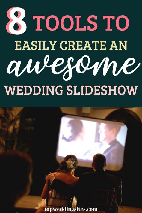 Wedding Sites, Wedding Slideshow, Event Planning Tips, Planning Tools, Newly Married Couple, Explosion Box, Slide Show, 50th Wedding Anniversary, 50th Wedding