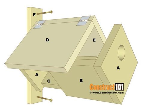 Bluebird House Plans, Bird House Plans Free, Homemade Bird Houses, Bird Houses Ideas Diy, Bluebird House, Bird House Feeder, Bird House Plans, Wooden Bird Houses, Unique Bird Houses