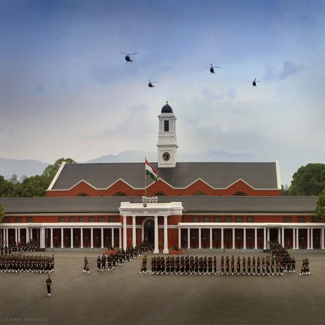 The passing out parade. Indian Military Academy, Dehradun, Uttarakhand. © Amit Pasricha Indian Military Academy Wallpaper, Indian Army Aesthetic, Officer Training Academy, Ima Dehradun, Indian Military Academy, Navy Seal Wallpaper, Para Sf, Special Forces Logo, Indian Military