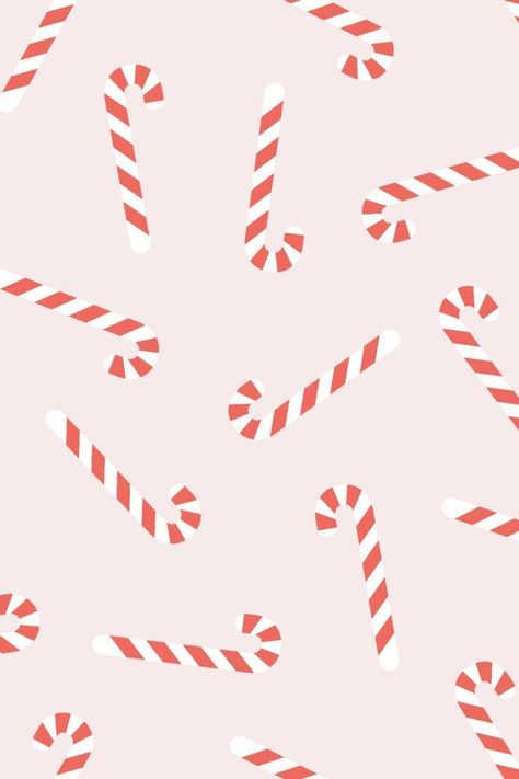 Cute Christmas Home Screen, Christmas Wallpaper Candy Cane, Pink Candy Cane Wallpaper, Widgets Winter, Candy Cane Wallpaper, Christmas Backrounds, December Background, Winter Widgets, Vintage Christmas Pattern