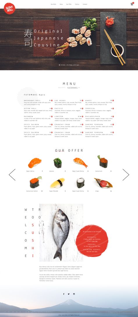 Sushi Menu Design Ideas, Exam Inspiration, Japanese Restaurant Menu, Womens Tattoo Sleeve Ideas, Food Website Design, Womens Tattoo Sleeve, Menu Design Layout, Tattoo Sleeve Ideas, Restaurant Website Design