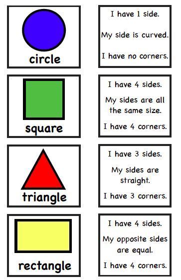 A great activity for teaching students about how many sides, corners or curves an object has. Worksheets 2nd Grade, Shapes Lessons, Shape Activities, Shape Activities Preschool, Materi Bahasa Inggris, Shapes Kindergarten, Teaching Shapes, Prek Math, Shapes Preschool