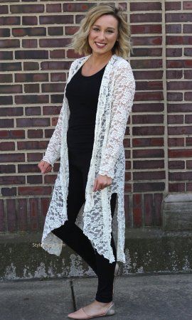 Connie Victorian Modern Vintage Lace Cardigan Duster In Ivory Lace Duster Outfit, Lace Cardigan Outfit, Duster Outfit, Lace Duster, Lace Clothing, Boho Womens Clothing, Victorian Modern, Cardigan Outfit, Women Lace Dress