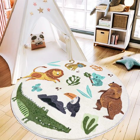 Kids Playroom Rugs, Baby Nursery Rugs, Playroom/living Room, Playroom Rug, Play Rug, Plush Area Rugs, Soft Flooring, Simple Living Room, Toddler Bedrooms