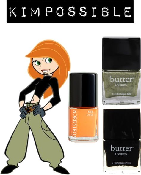 "Kim Possible" by smascee on Polyvore Kim Possible Nails, Butter London Nail Polish, Disney Home Decor, Kim Possible, Butter London, Disney Home, Swag Nails, Nail Colors, Nail Polish