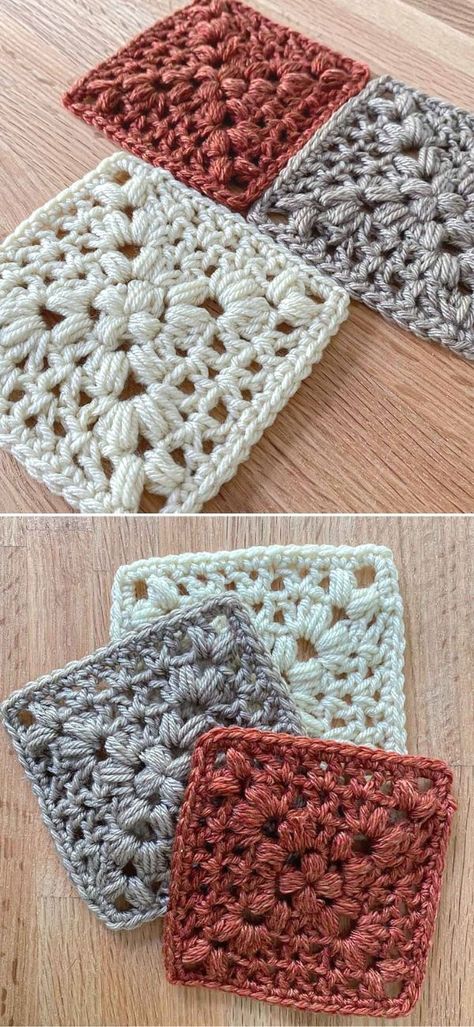 Granny Square Pattern Free, Granny Square Haken, Granny Square Crochet Patterns Free, Beginner Knitting Projects, Crochet Granny Square Blanket, Crochet Daisy, Granny Square Blanket, Crochet Square Patterns, Granny Squares Pattern