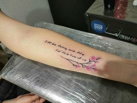 One Life For The Two Of Us Tattoo, Two Of Us Tattoo Louis Tomlinson, Louis Tomlinson Tattoos, Us Tattoo, One Life, Tattoo Art, The Two, Louis Tomlinson, Tattoo Quotes