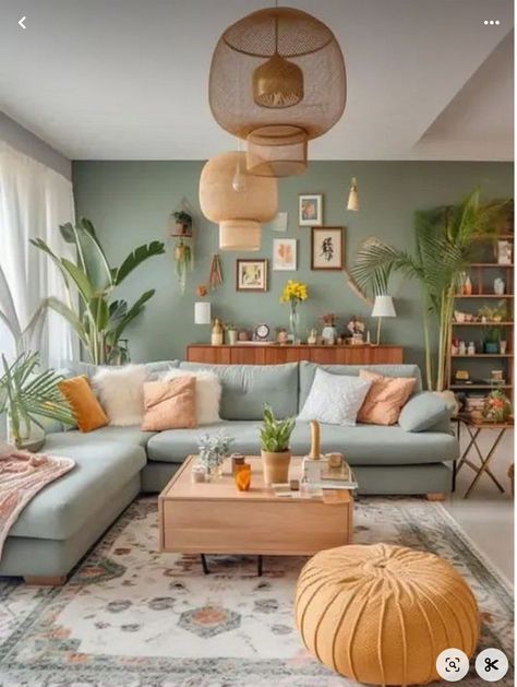 Minimalist Bohemian Living Room, Ideas Living Room, Living Room Colors, Boho Living Room, Living Room Inspo, Neutral Decor, Living Room Ideas, Ideas Living, Minimalist Living Room