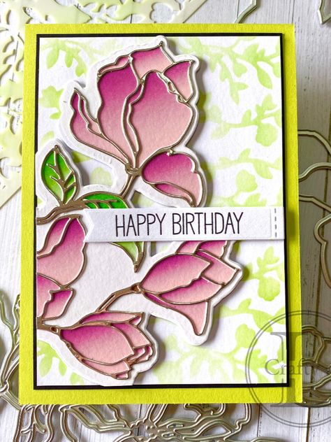 A couple of ways with the Lou COllins TEXT{ures} Magnolia Lane dies and washi sheets. The washi sheets are brilliant for quick cards! Lou Collins, Quick Cards, Crafty Things, Washi, Magnolia, A Couple, Drive