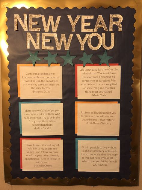 New Years Ra Bulletin Board, Sales Board Ideas, Life Bulletin Board, New Year Board, Residence Life Bulletin Boards, Year Board, Ra Bulletins, Ra Boards, Ra Bulletin Boards