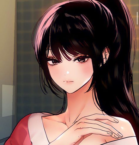 My Landlady Noona, Landlady Noona, Imagenes Dark, Anime Black Hair, Girls With Black Hair, Anime Guys Shirtless, Anime People, Cute Anime Profile Pictures, Anime Profile